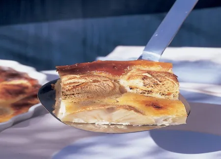 Clafoutis aux pommes et aux amandes