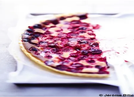 Clafoutis cerises - framboises
