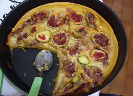 Clafoutis de potiron aux figues