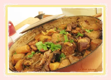 Cocotte d'agneau façon tajine