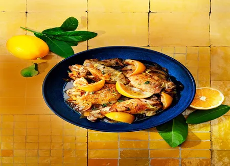 Cocotte de poulet aux trois citrons