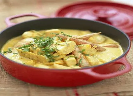Cocotte safranée de légumes racines
