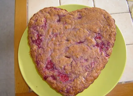Coeur aux framboises