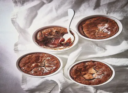 Coeurs coulants au chocolat