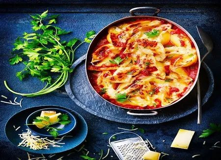 Conchiglionis farcis au comté et à la tomme de savoie