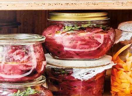 Confit d'oignons rouges