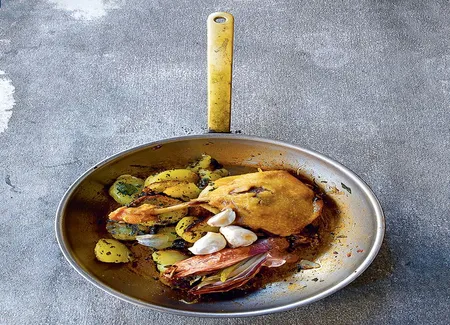 Confits de canard et pommes de terre à l'ail