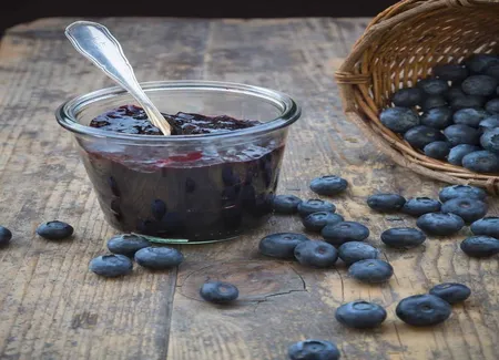 Confiture de myrtilles thermomix