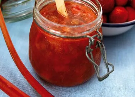 Confiture de rhubarbe