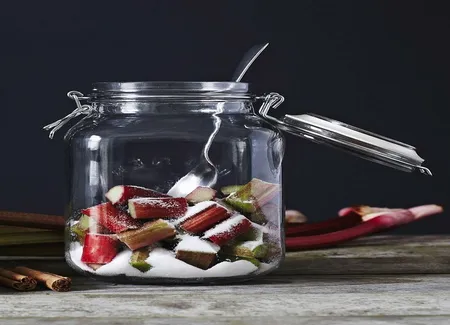 Confiture de rhubarbe thermomix