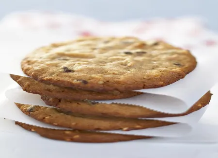 Cookies au beurre de cacahuètes et aux pépites de chocolat