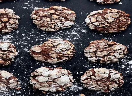 Cookies mi-cuits chocolat, banane et noix de pécan