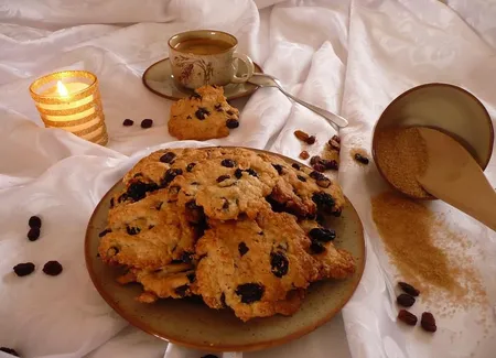 Cookies raisin et pépites de chocolat