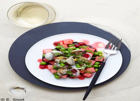 Coques au jus de groseille