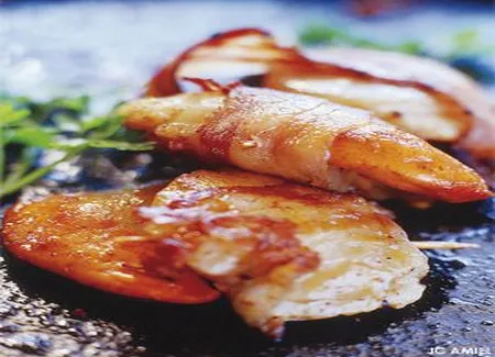 Coquilles saint-jacques au cochon de bayeux