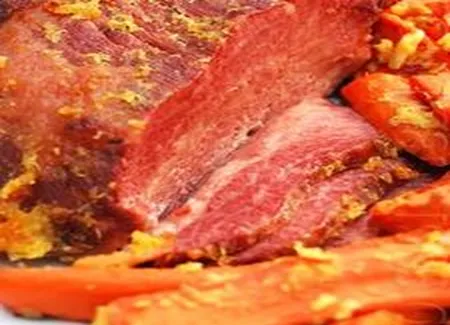 Corned beef glacé à la marmelade et au whisky irlandais