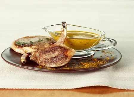 Côtelettes de porc à l'orange