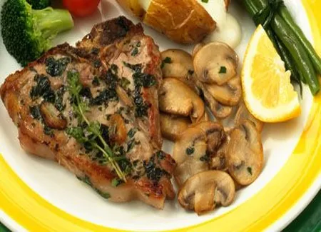 Cotes de veau en papillote