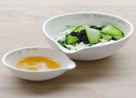 Courgettes aux oeufs de hareng