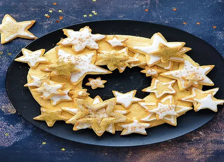 Couronne de sablés à l'orange