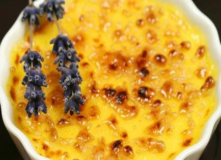 Crème brulée à la lavande