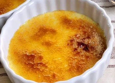 Crème brûlée au vin jaune