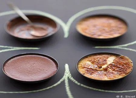 Crème brûlée aux amandes