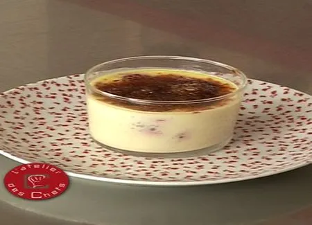 Crème brûlée aux fruits rouges