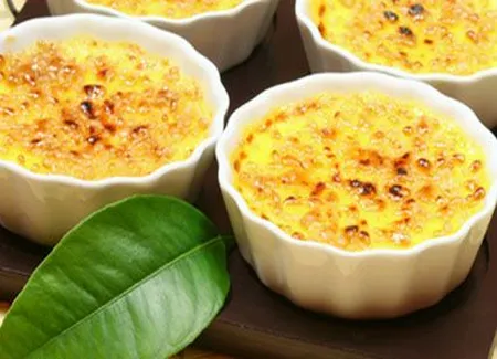 Crème brûlée aux pommes