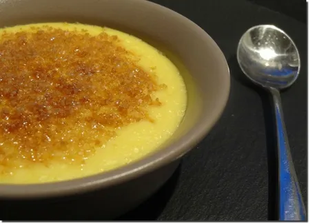 Crème catalane au combawa