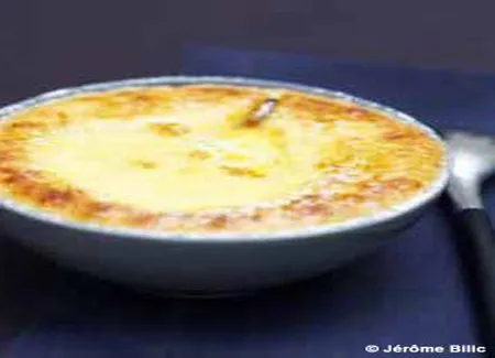 Crème d'amandes aux poires