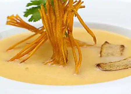Crème de courge au gingembre
