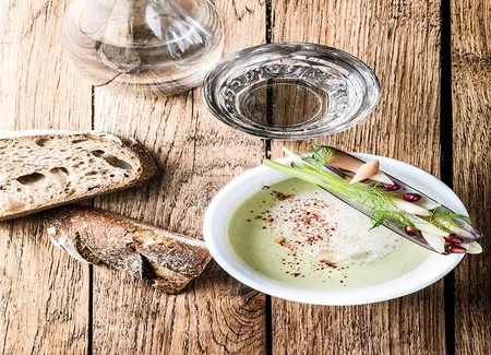 Crème de fenouil, coquillages
