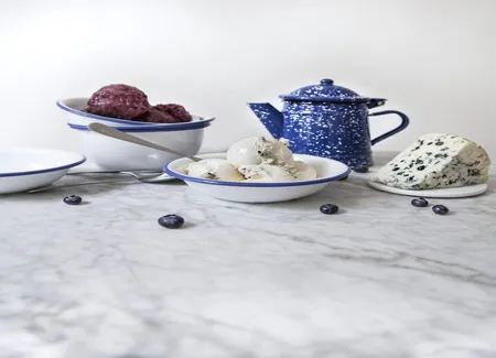 Crème glacée au roquefort bio