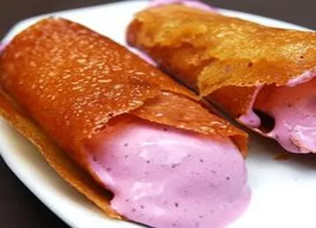 Crème glacée aux bleuets