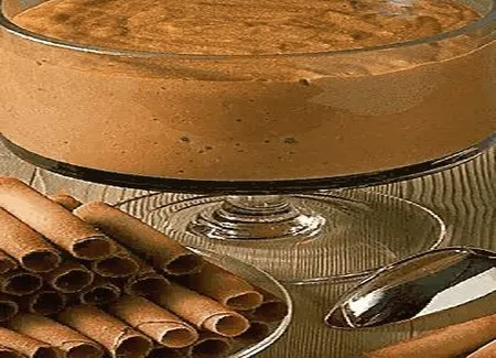 Crème mousseuse au caramel