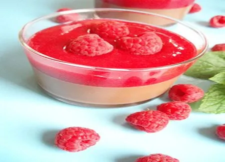 Crème onctueuse au chocolat et aux framboises