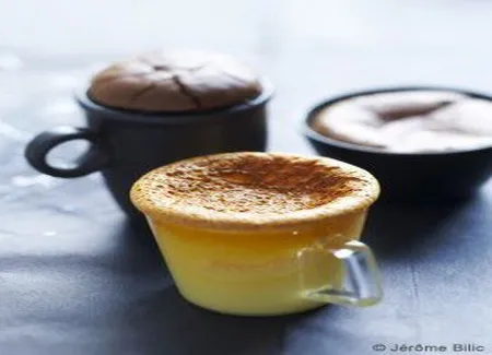 Crèmes vanille, carambar ou chocolat