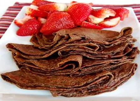 Crêpes au chocolat sans farine de conticini