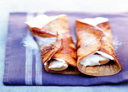 Crêpes bcc banane-chocolat-chantilly
