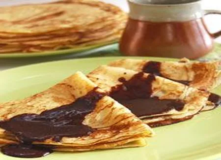 Crêpes coco-lime et chocolat malibu