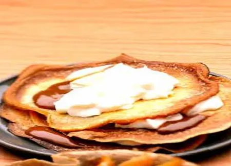 Crèpes croustillantes à la confiture de lait