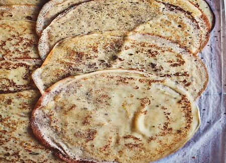 Crêpes sucrées de benoît castel
