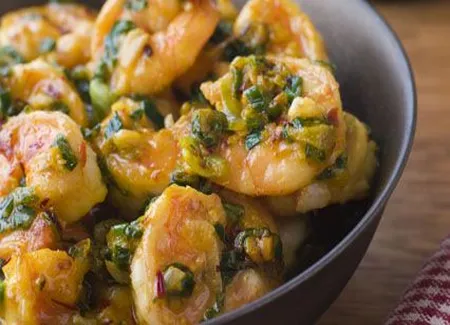 Crevettes à l'ail