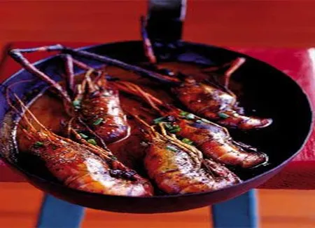 Crevettes au punch