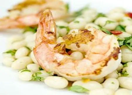 Crevettes et cocos piquants