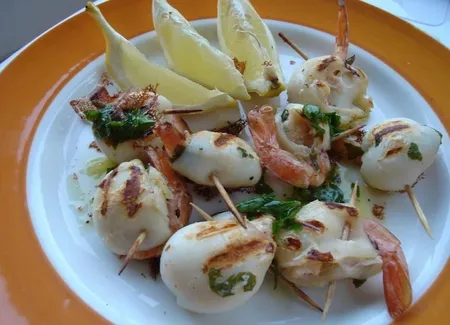 Crevettes facon tandoori