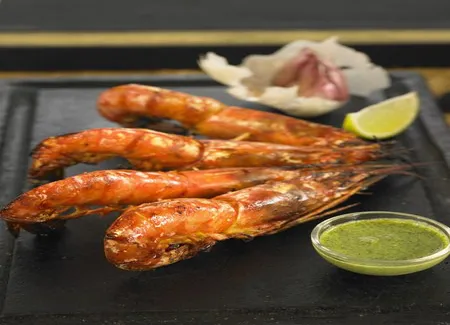 Crevettes grillées