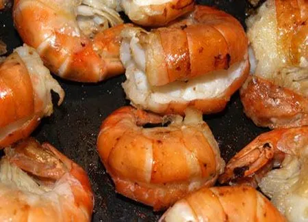 Crevettes rissolées