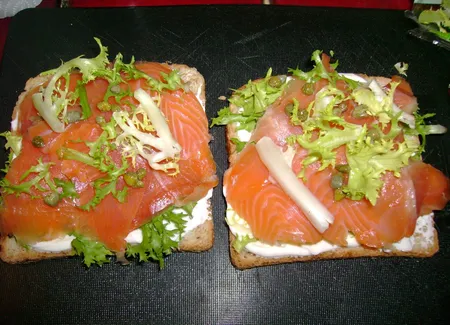 Croques à la norvégienne